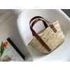 Loewe Anagram Logo Raffia Basket