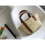 Loewe Anagram Logo Raffia Basket