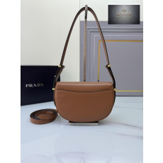 Prada Arque Leather Shoulder Flap