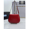 Prada Cleo Brushed Leather Flap Shoulder