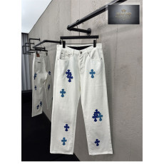 크롬하츠 멀티 크로스 데님 팬츠