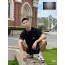 크롬하츠 오렌지 세메터리 크로스 반팔 티셔츠