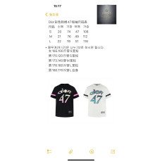 디올 x 루이스 해밀턴 47 반팔 티셔츠