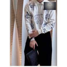 디올 x 힐튼넬 지퍼 넥 스웨트셔츠
