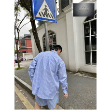 디올 x 힐튼 넬 오버사이즈 스트라이프 셔츠
