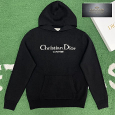디올 Couture 라인드 스웨트셔츠 후드