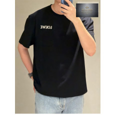 로에베 포켓 로고 릴랙스 핏 코튼 티셔츠
