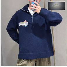 로에베 x 수나 후지타 잠수함 하프 집업 스웨터