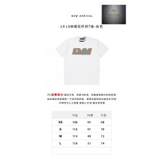 루이비통 그래픽 LVM 반팔 크루넥 티셔츠
