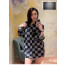 루이비통 24FW 다미에 울 오버셔츠