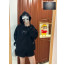 메종마르지엘라 MM6 스티치 로고 후디