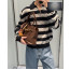 미우미우 하프 집업 스트라이프 폴로 셔츠 （세븐）