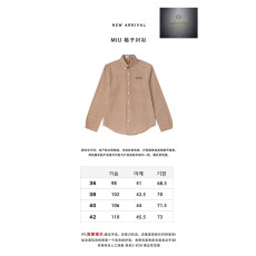 미우미우 체크 셔츠