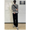 프라다 로고 울 캐시미어 크루넥 스웨터 니트 2컬러