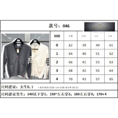 톰브라운 사선완장 코튼 클래식 가디건