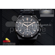 APS공장 오데마피게 로얄오크 크로노그래프 풀세라믹 블랙다이얼 브레이슬릿 Royal Oak Chrono 26240 Black Ceramic APSF 1_1 Best Edition 