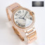 까르띠에 발롱 블루 워치 40mm 오토메틱 로즈 골드 다이아 베젤 WE9008Z3