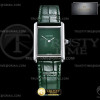 DR공장 까르띠에 탱크 머스트 라지 그린다이얼 악어스트랩 Cartier Tank Must SS_LE Green DRF Swiss Qtz