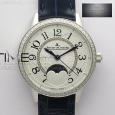 ZF공장 랑데뷰 화이트텍스쳐다이얼 가죽스트랩 Rendez-Vous Night & Day SS ZF 1_1 Best Edition White Textured Dial Diamonds
