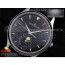 AZ공장 예거 울씬문 블랙다이얼 가죽스트랩 Master Ultra Thin Moon SS AZF 1_1 Best Edition Black Dial on Black Leather S