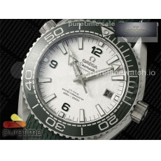 VS공장 오메가 씨마스터 플래닛오션 600M 그린베젤 그린러버스트랩 Planet Ocean 43.5mm SS VSF 1_1 Best Edition Green Bezel White 