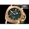 VS공장 파네라이 PAM382 브론조 그린다이얼 가죽스트랩 PAM382N Bronzo Submersible BR_LE Green VSF V2 Mod9000