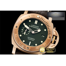 VS공장 파네라이 PAM382 브론조 그린다이얼 가죽스트랩 PAM382N Bronzo Submersible BR_LE Green VSF V2 Mod9000