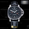 VS공장 파네라이 PAM1096 루나로사 GMT 가죽스트랩 Lum. Luna Rossa GMT TI_LE Blk VSF P9010
