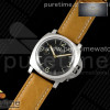 HW공장 파네라이 루미노르 PAM127 1950에디션 블랙다이얼 가죽스트랩 PAM127 E HWF 1_1 Best Edition Black Dial on Brown Leather 
