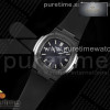 AMG공장 파텍필립 노틸러스 5711 블랙풀세라믹 블루다이얼 블랙러버스트랩 AET Nautilus 5711 Black Ceramic AMGF Best Edition Blue Dia