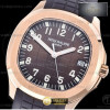 3K공장 아쿠아넛 로즈골드금통 브라운다이얼 러버스트랩 Aquanaut Ref.5167 RG_RU Brown_Num 3KF V3 A330
