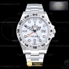 Clean공장 롤렉스 익스플로러2 화이트다이얼 브레이슬릿 Explorer II 216570 904 SS_SS White Clean DD3285 클린