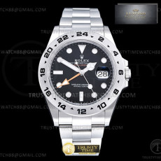 Clean공장 롤렉스 익스플로러2 블랙다이얼 브레이슬릿 Explorer II 216570 904 SS_SS Black Clean DD3285 클린