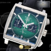 태그호이어 모나코 크로노그래프 그린옴브르다이얼 가죽스트랩 Tag Monaco Chronograph SS_LE Green Jap VK64A