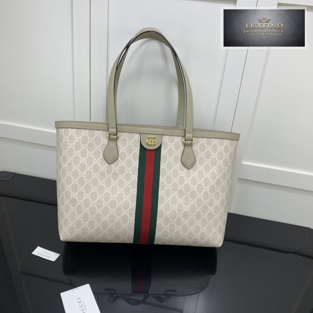 구찌 오피디아 미디엄 GG 토트백 38*28*14CM
