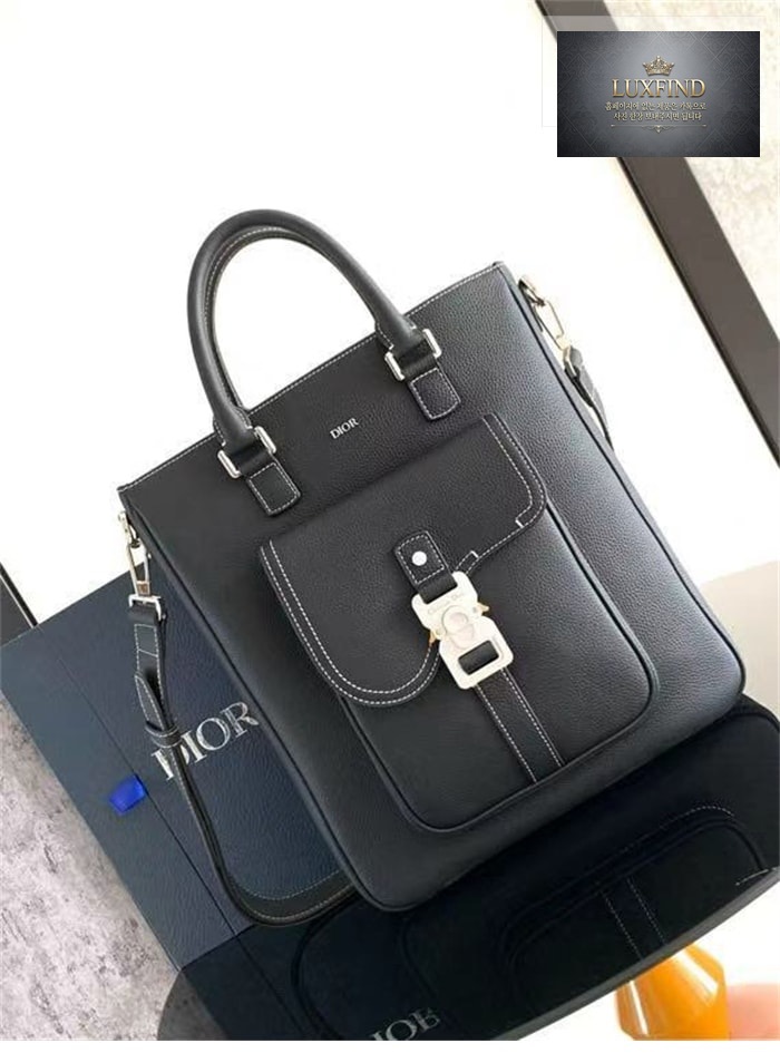디올 새들 토트백