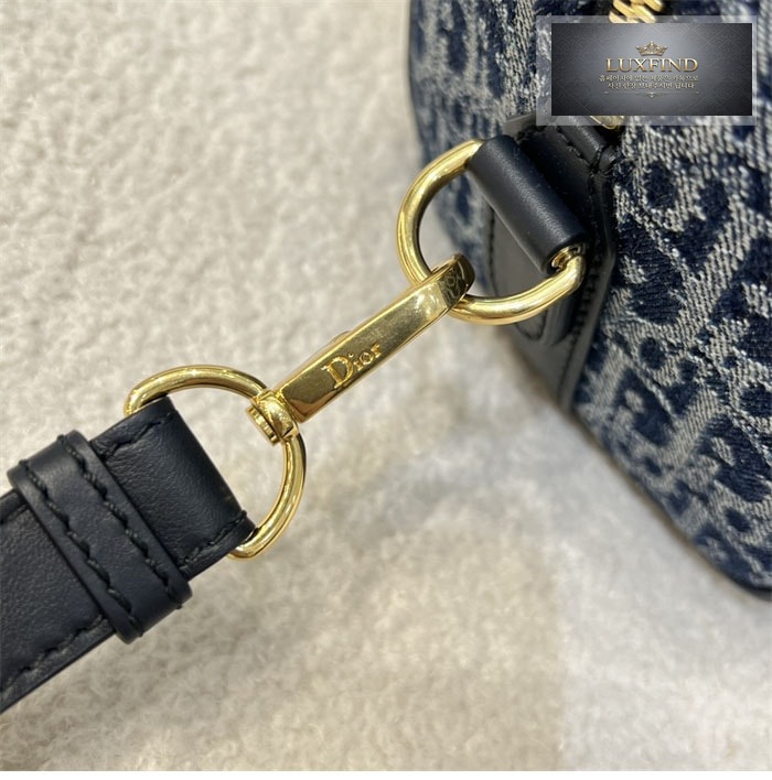 디올 그루브 20 백 블루 데님 오블리크
