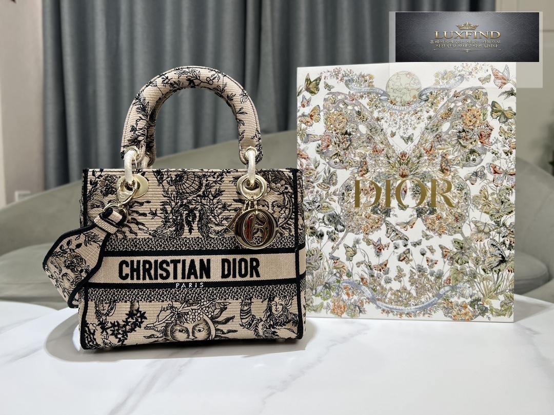 Dior D-Lite Toile de Jouy Soleil