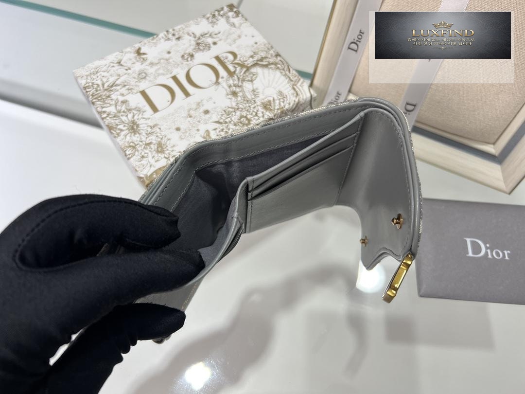 Dior Saddle Lotus Oblique Wallet