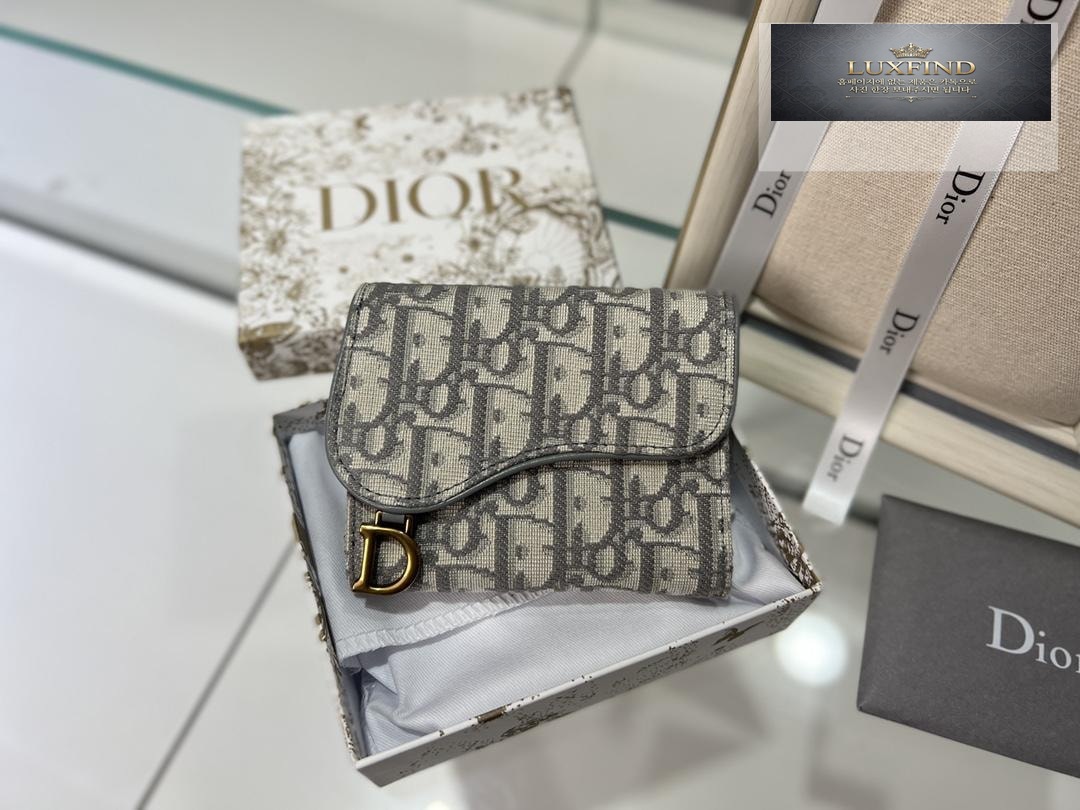 Dior Saddle Lotus Oblique Wallet
