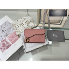 Dior Saddle Flap Card Holder