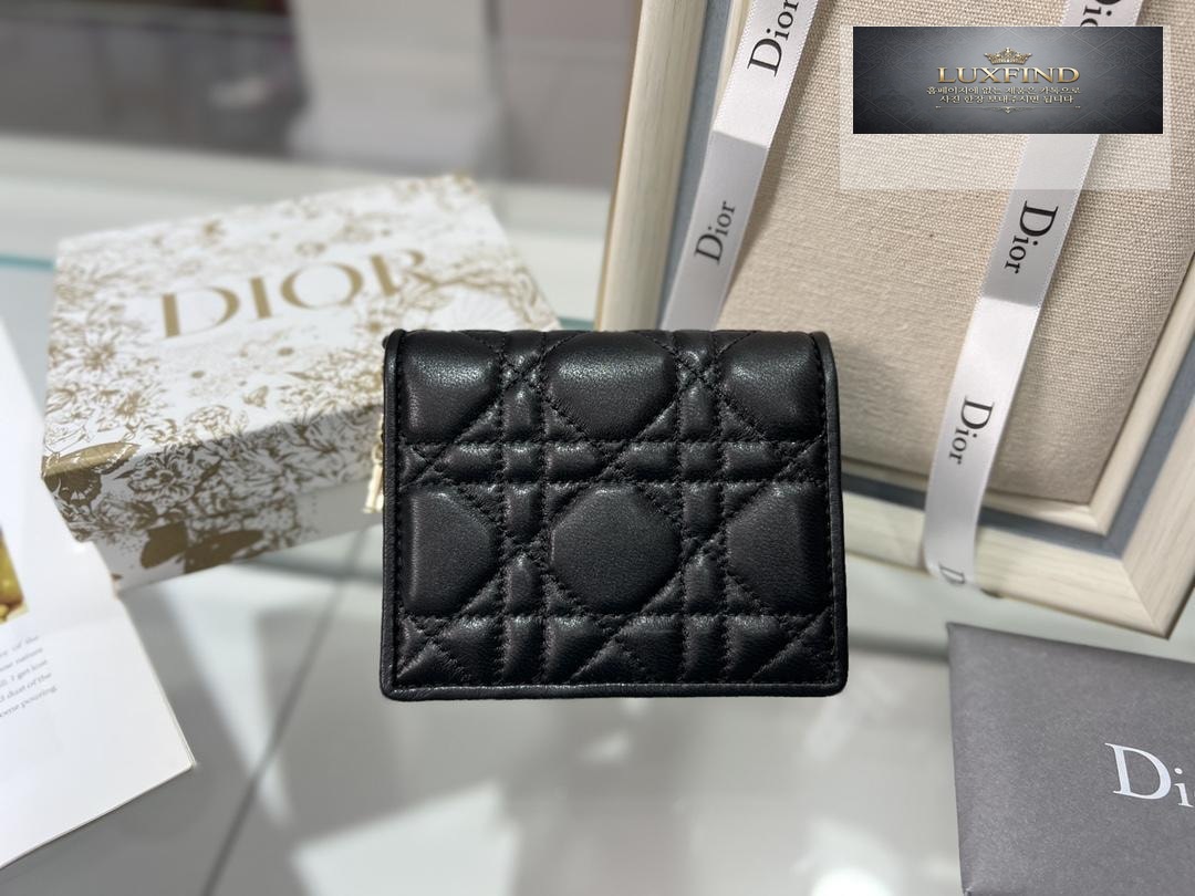 Dior Mini Lady Wallet Cannage