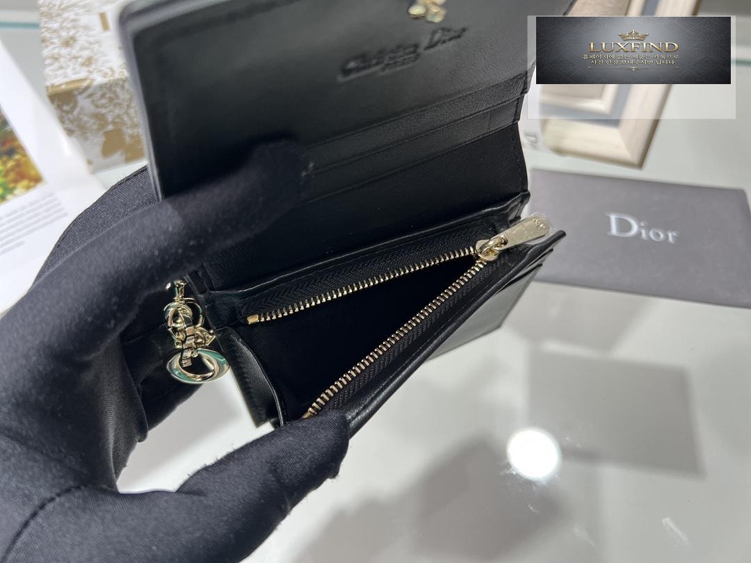 Dior Mini Lady Wallet Cannage