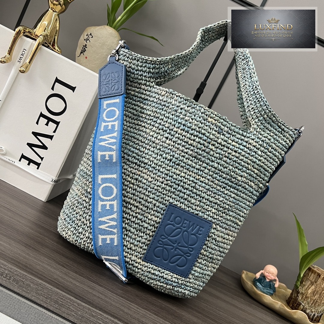 로에베 라피아 카프스킨 미니 슬릿 백 30*30*8CM “4COLOR”