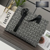 Loewe Anagram Embellished Cotton Blend Tote