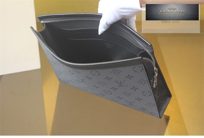 루이비통 포쉐트 보야주 클러치 MM 이클립스 모노그램 M69535