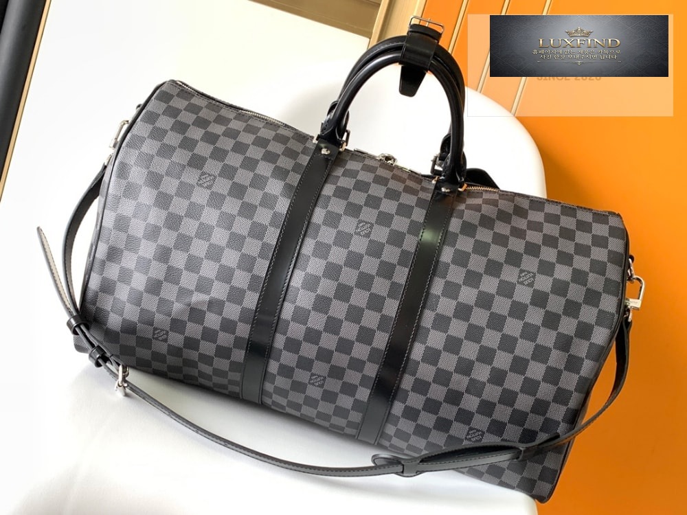 Louis Vuitton Keepall Bandouliere 50 Damier Graphite