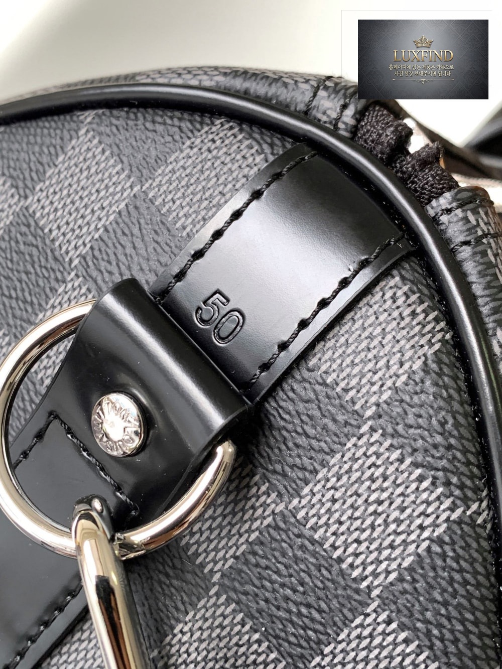 Louis Vuitton Keepall Bandouliere 50 Damier Graphite