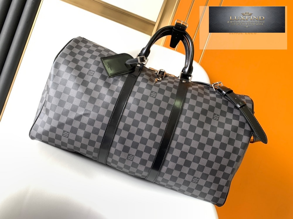 Louis Vuitton Keepall Bandouliere 50 Damier Graphite