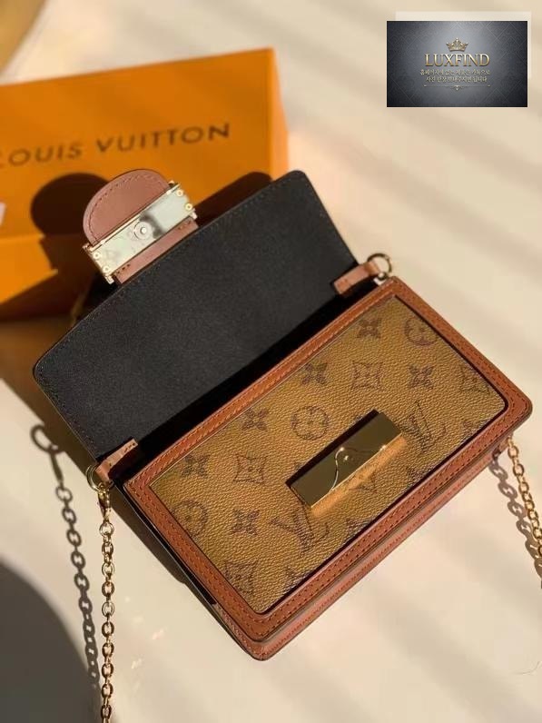 Louis Vuitton Dauphine Chain Wallet Monogram